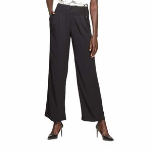 who what where Straight Leg Oversize Pocket Pants